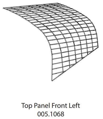 övre panel framsida vänster