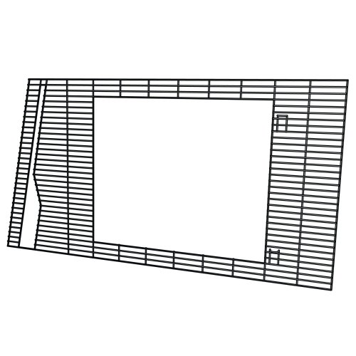 Ram för körpanel bak vänster (114.0098)