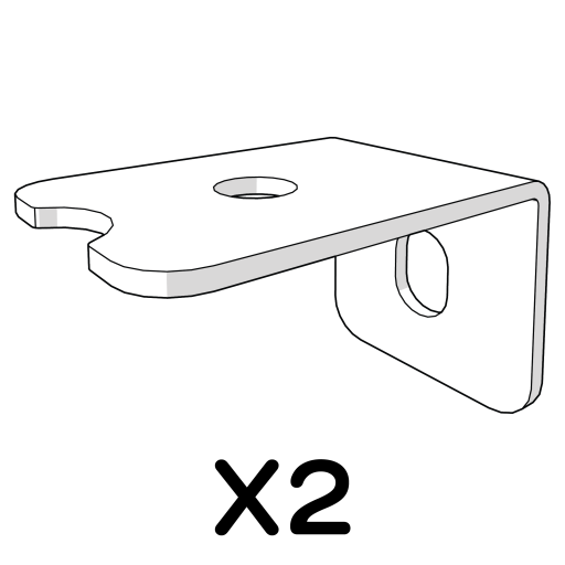 Främre mellersta takfäste 114.1051 x2