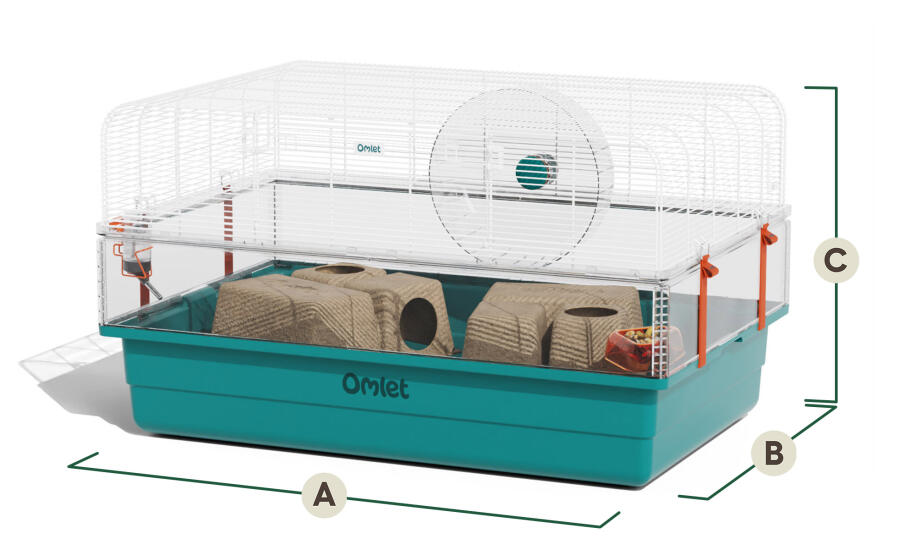 Mått för hamsterhabitat